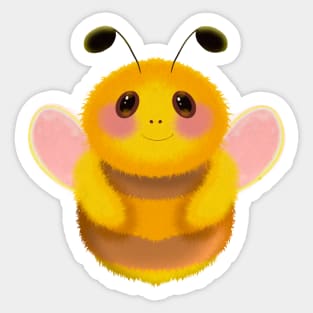 Watercolor Bumblebee Sticker